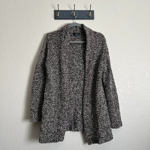 Ann Taylor Wool Blend Thick Open Cardigan Women M Long Sleeve Warm Comfy Casual! - Picture 1 of 11